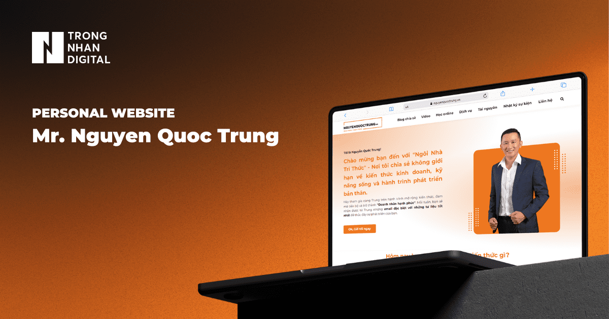 Xây dựng website “Ngôi Nhà Tri Thức” cùng anh Nguyễn Quốc Trung